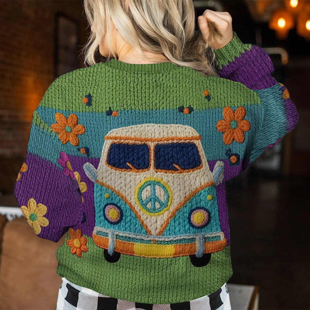 Hippie Souls – Personalisierter Hippie-Hässlicher-Pullover