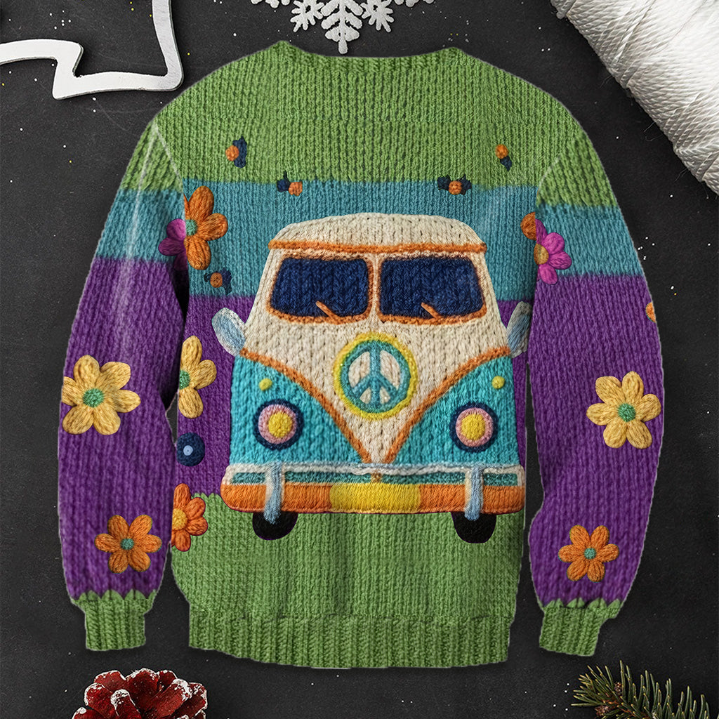 Hippie Souls – Personalisierter Hippie-Hässlicher-Pullover