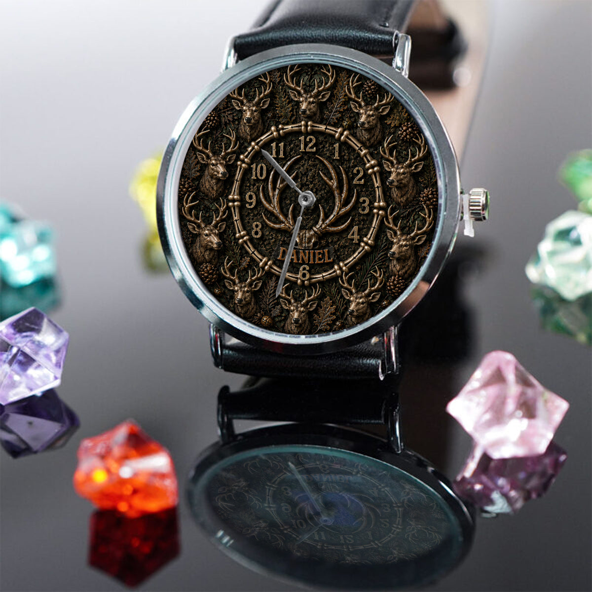 Hunting Time - Personalisierte Jagd-Armbanduhr