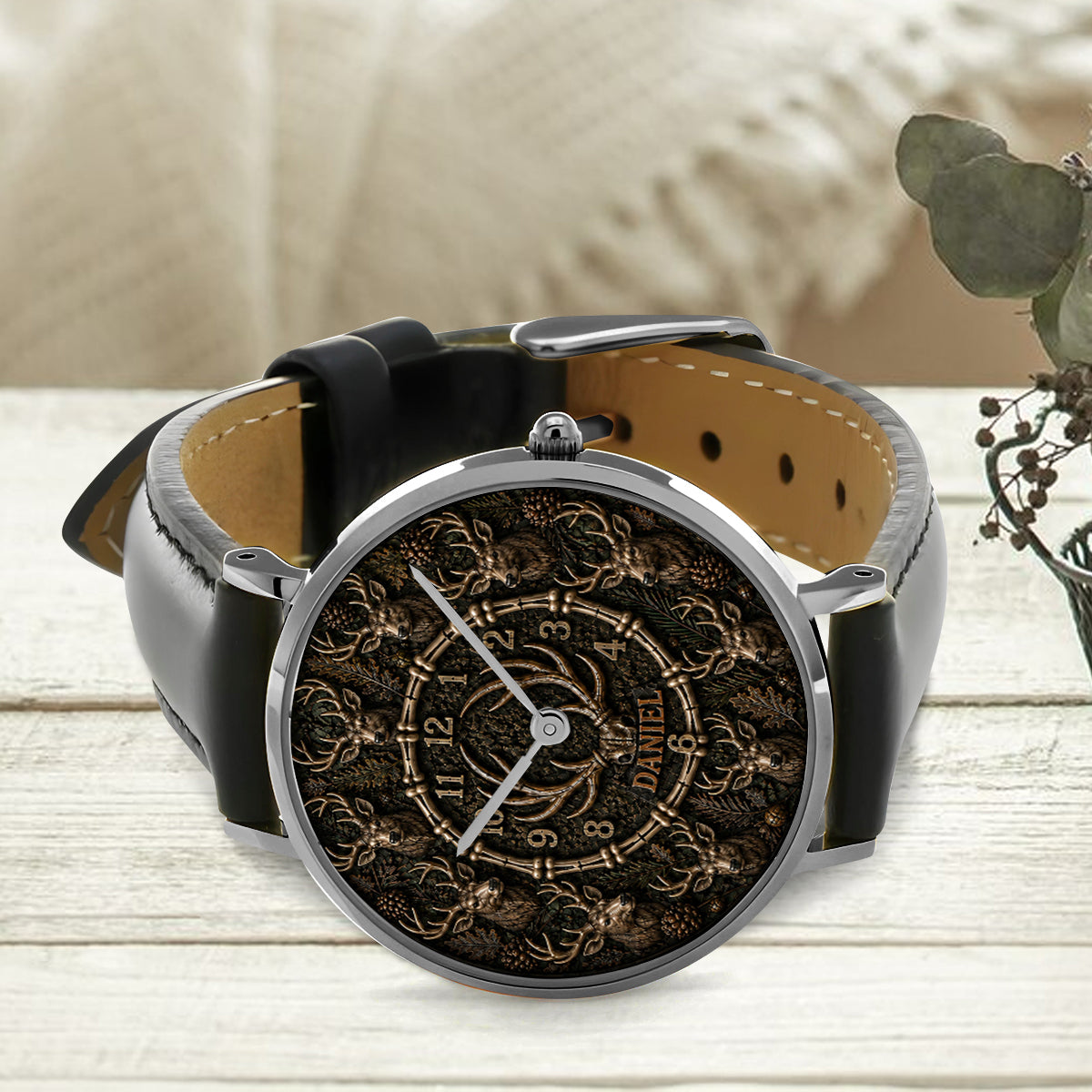 Hunting Time - Personalisierte Jagd-Armbanduhr
