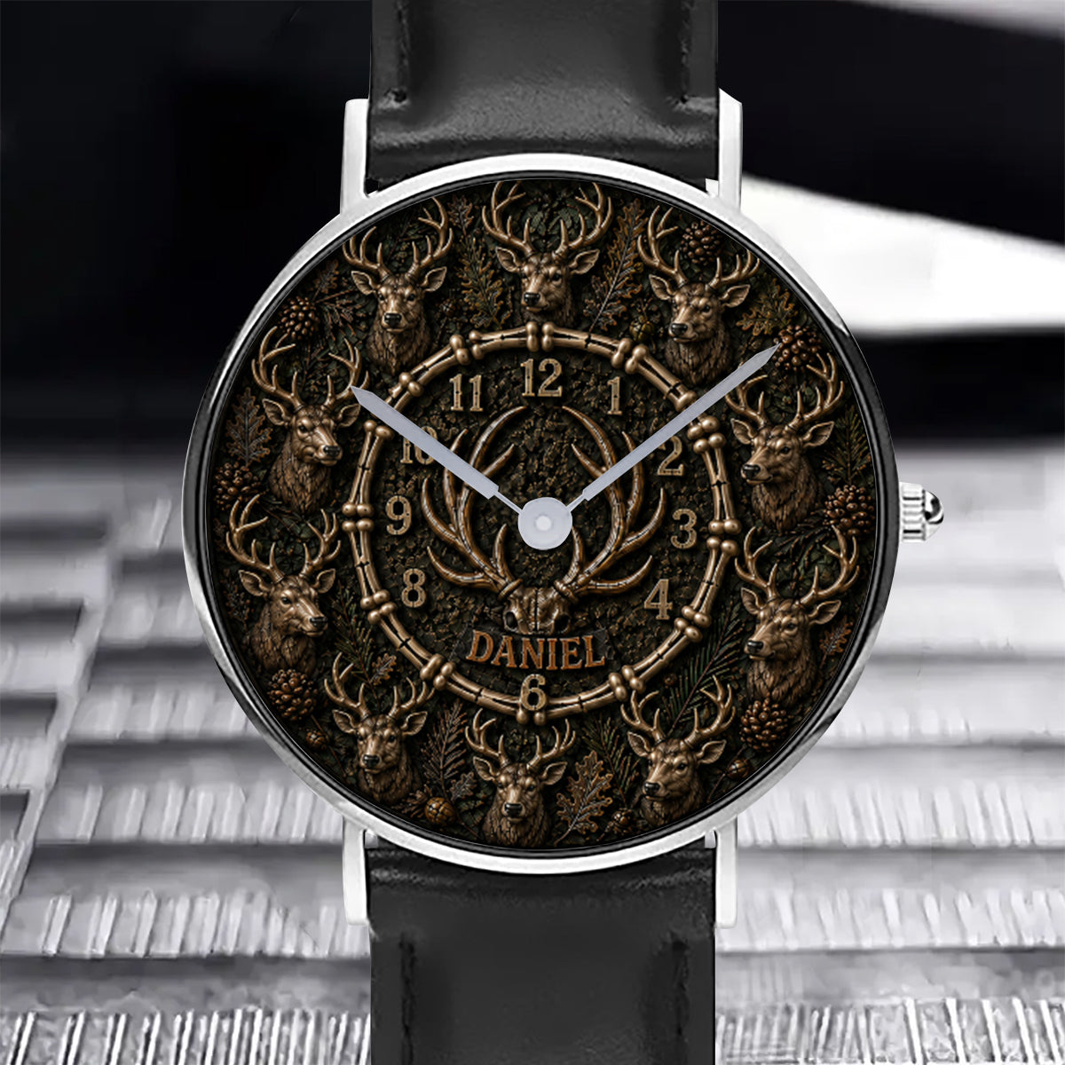 Hunting Time - Personalisierte Jagd-Armbanduhr