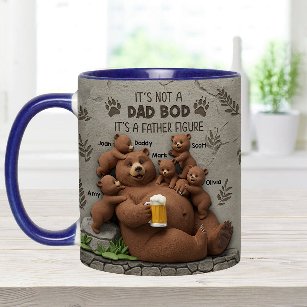 Das ist kein Dad Bod – personalisierte Tasse mit Vater-Akzent
