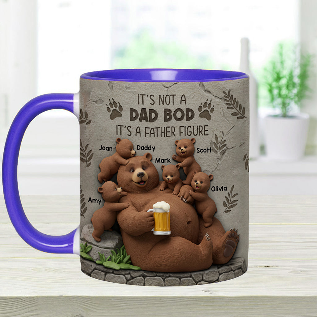 Das ist kein Dad Bod – personalisierte Tasse mit Vater-Akzent
