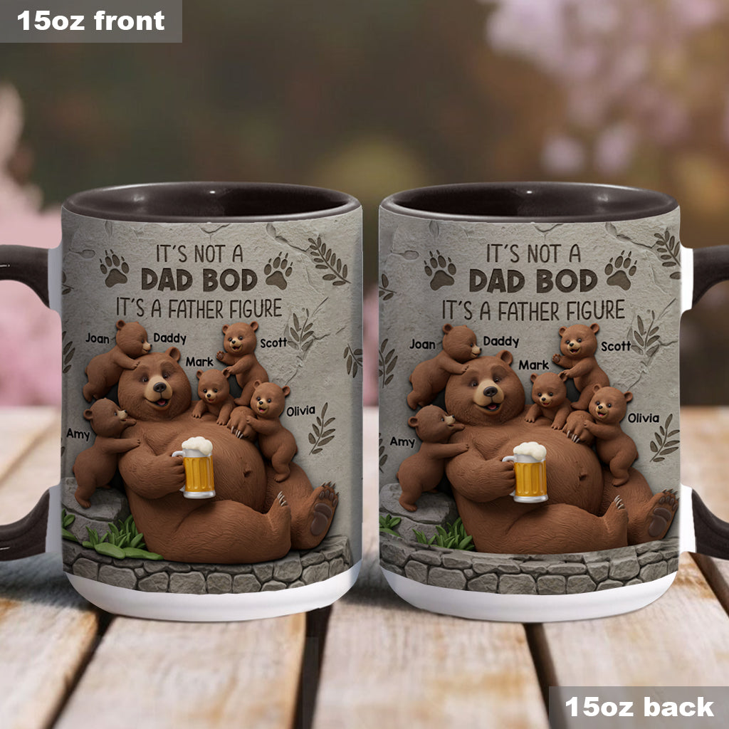 Das ist kein Dad Bod – personalisierte Tasse mit Vater-Akzent