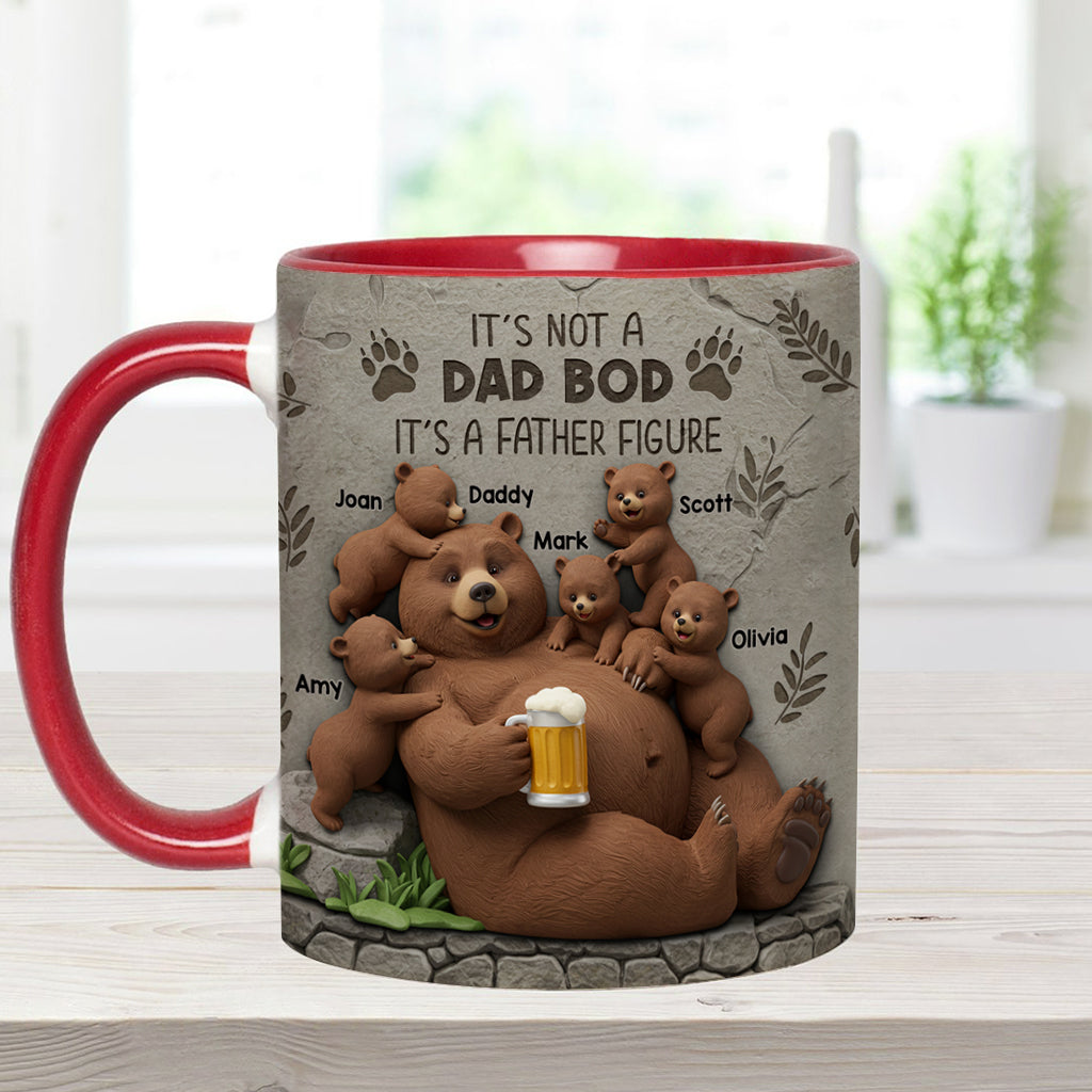 Das ist kein Dad Bod – personalisierte Tasse mit Vater-Akzent