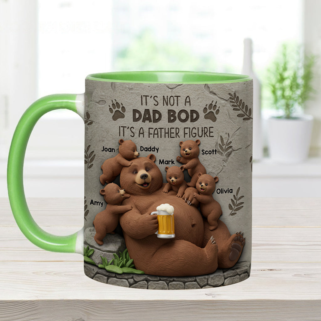 Das ist kein Dad Bod – personalisierte Tasse mit Vater-Akzent
