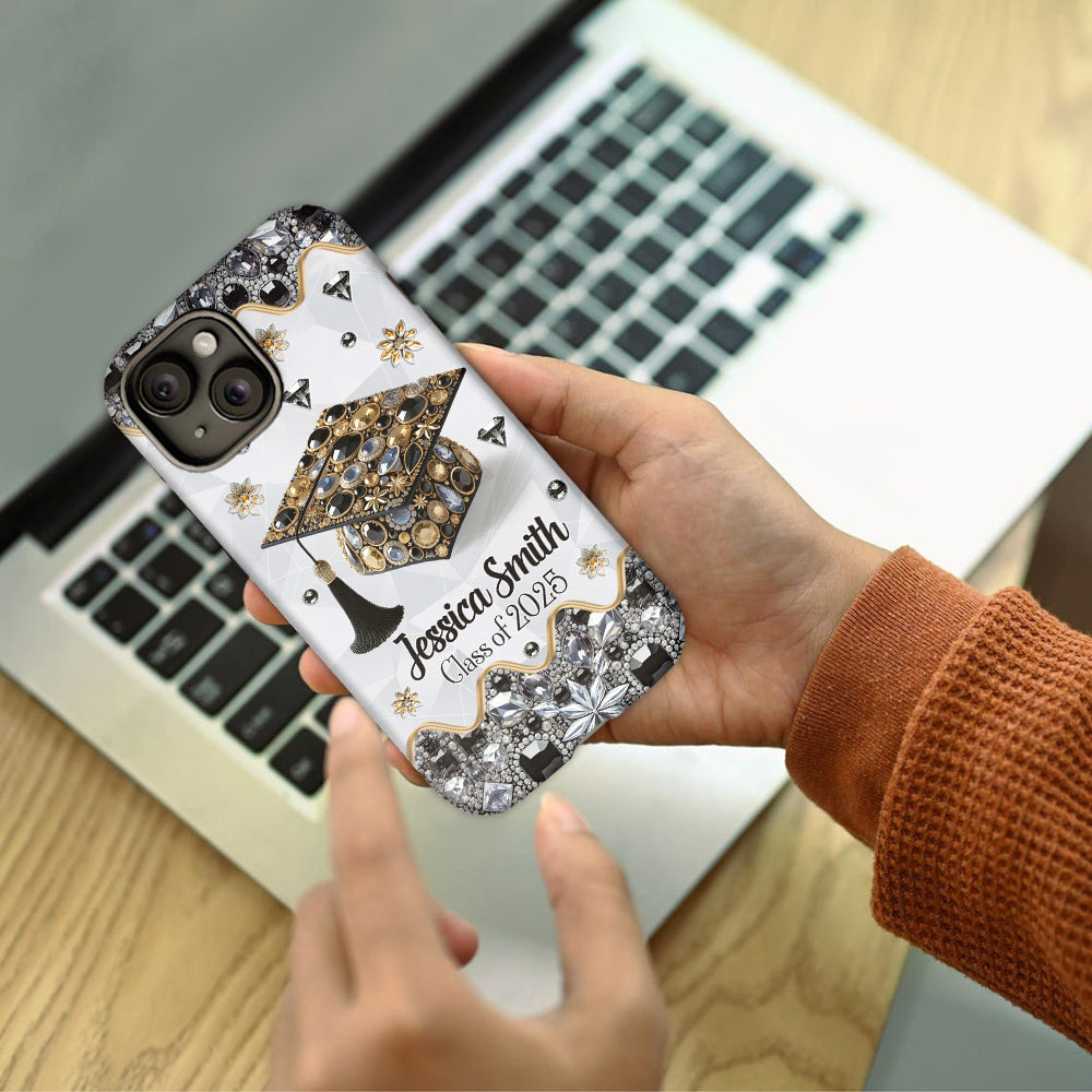 Congrats Grand Class Of 2025 - Personalized Graduation Full Print Phone Case