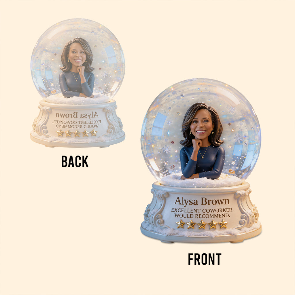 Excellent Coworker. Would Recommend. - Personalized Colleague Custom Shaped Acrylic Plaque