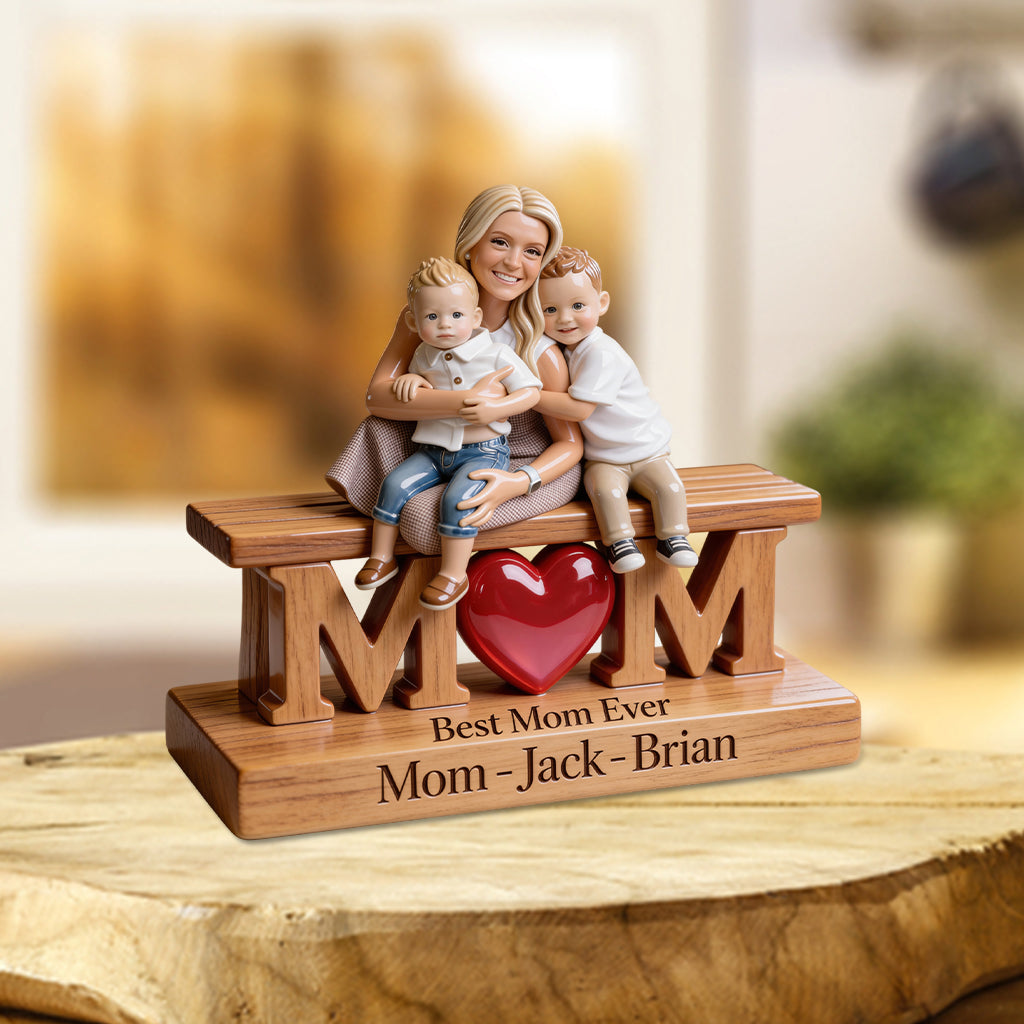 Custom Any Photo - Forever Link Together - Personalized Mother Custom Shaped Acrylic Plaque