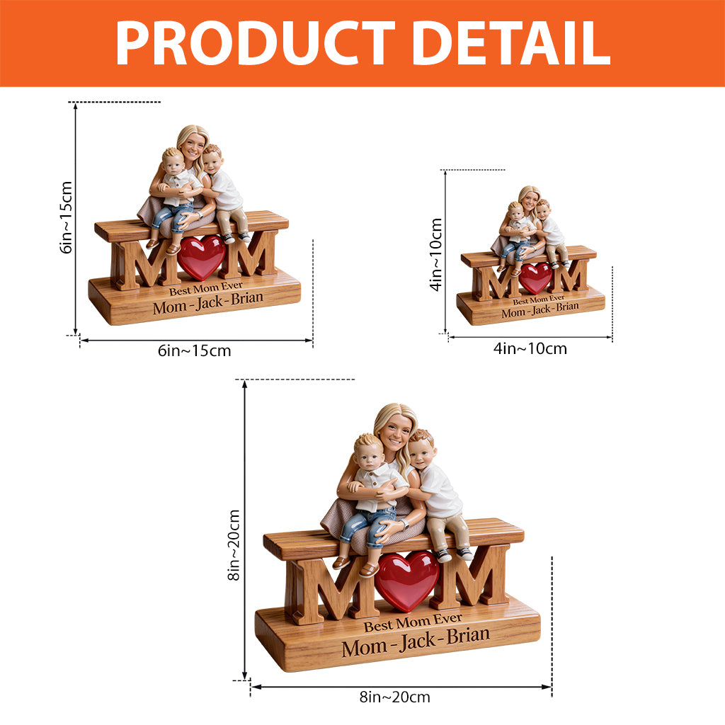 Custom Any Photo - Forever Link Together - Personalized Mother Custom Shaped Acrylic Plaque