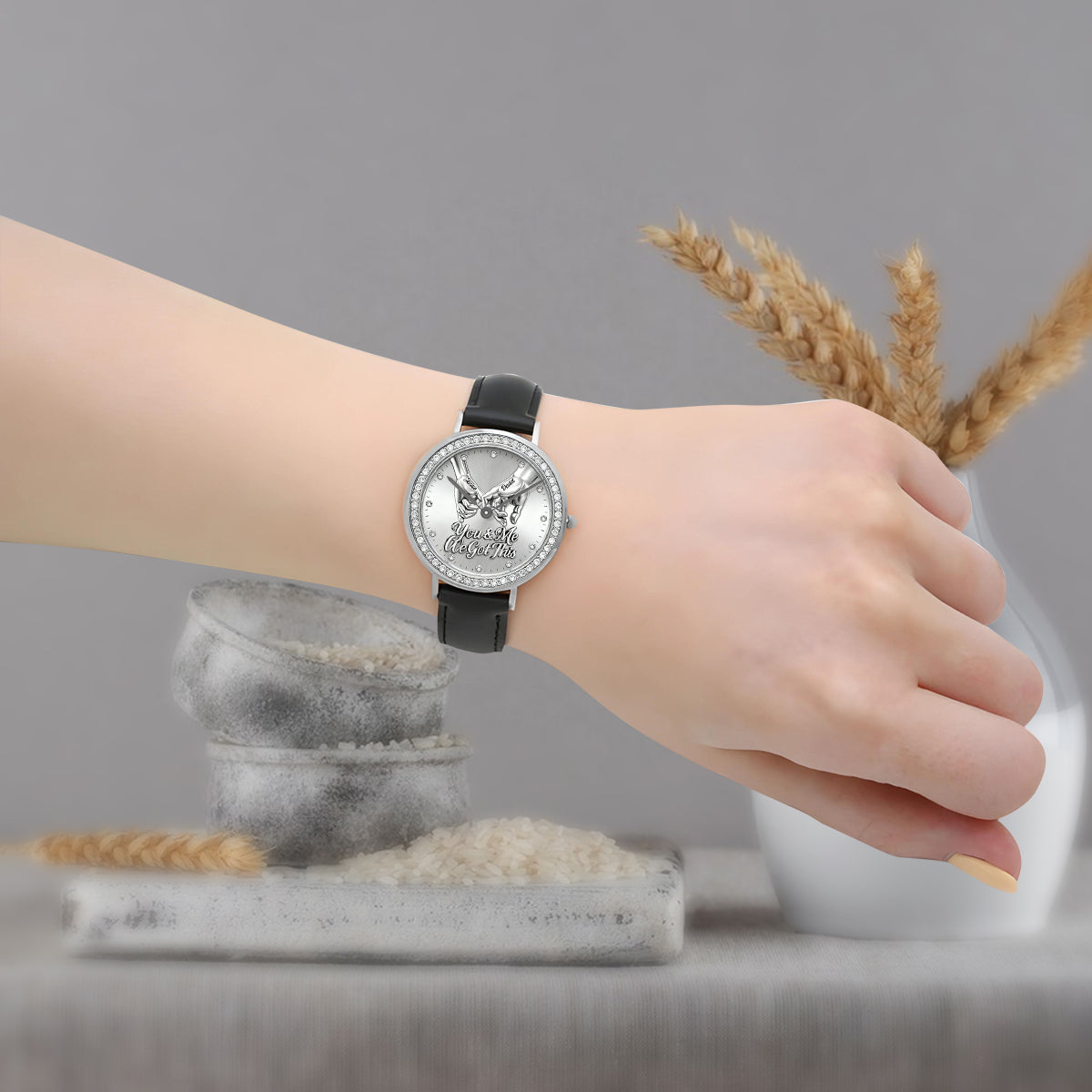 You & Me We Got This - Personalized Couple Hand Watch