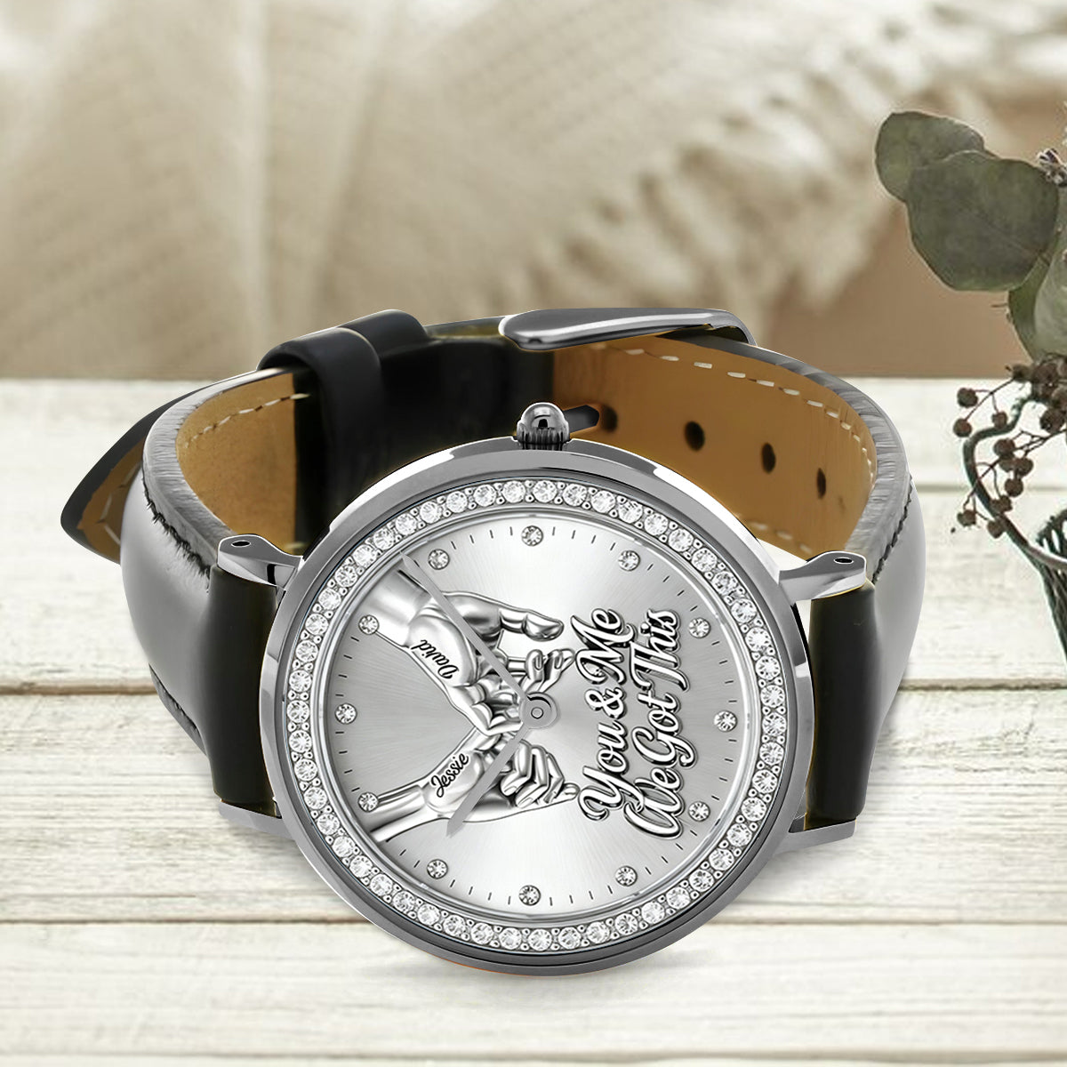 You & Me We Got This - Personalized Couple Hand Watch