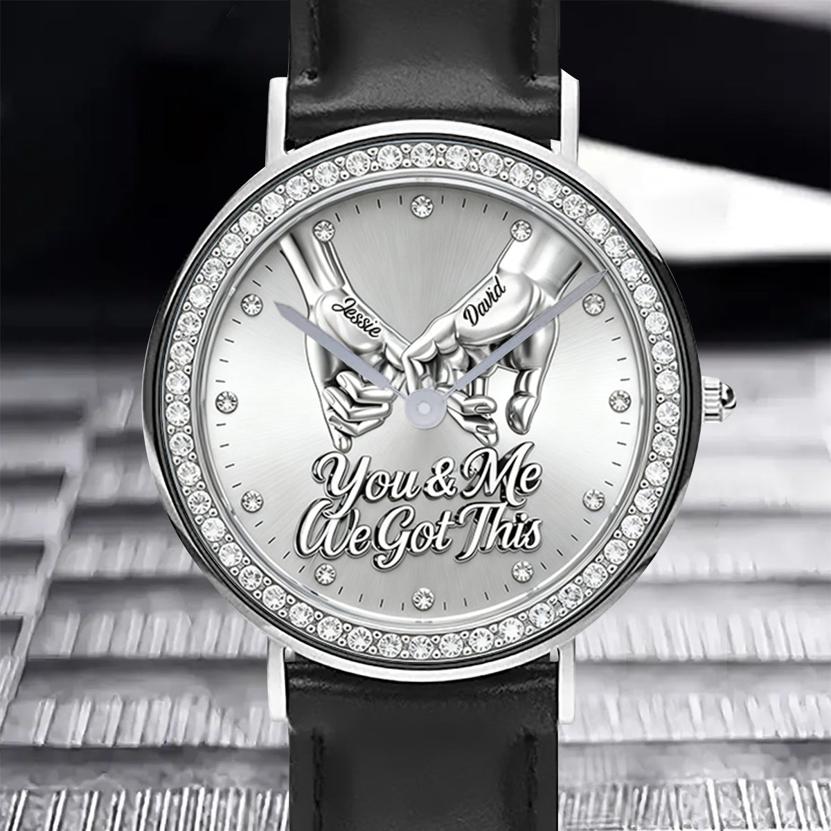 You & Me We Got This - Personalized Couple Hand Watch