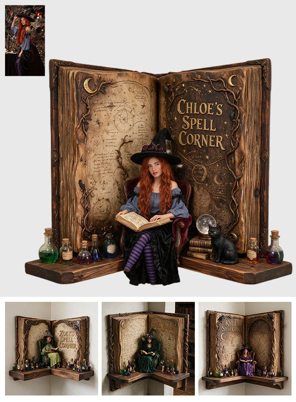 My Spell Corner - Personalized Witch Corner Rack