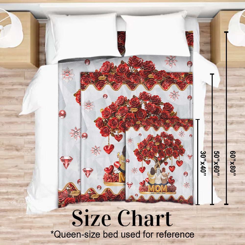 Beste Mama aller Zeiten – Personalisierte Mutterdecke