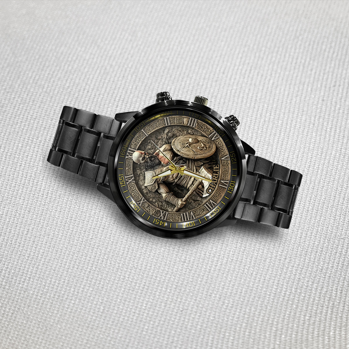 Ultimativer Krieger – Personalisierte Wikinger-Handuhr