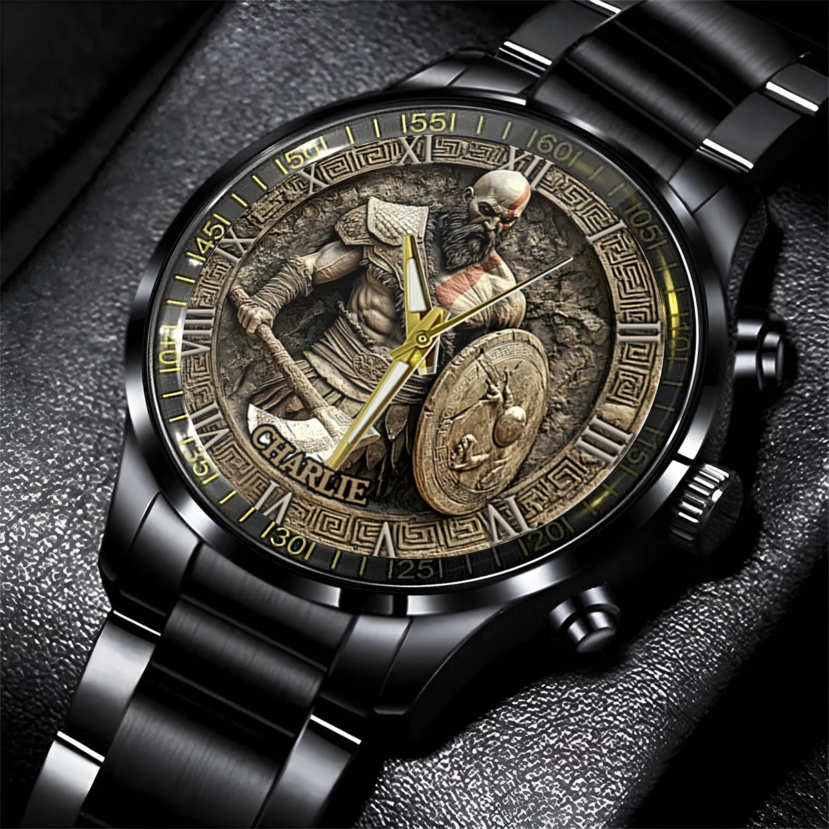 Ultimativer Krieger – Personalisierte Wikinger-Handuhr