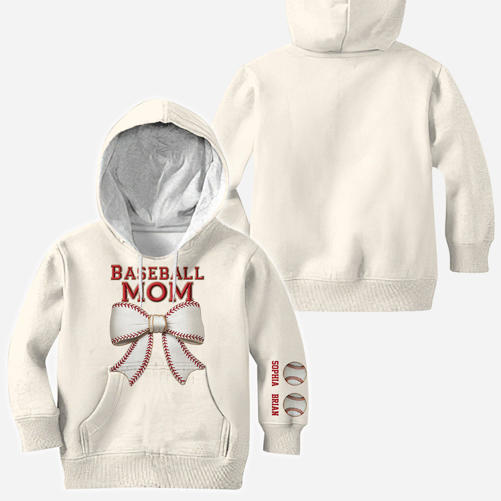 Baseball-Mama – Personalisiertes Mutter-Shirt