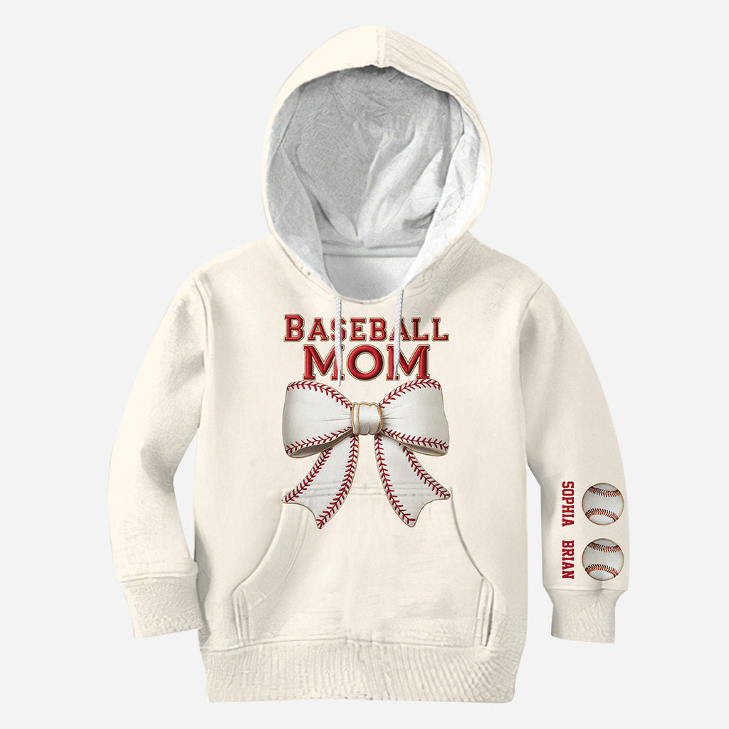 Baseball-Mama – Personalisiertes Mutter-Shirt