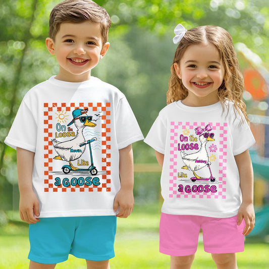 Schuljahresende-Geschenk für Jungen/Mädchen – Personalisiertes Kinder-T-Shirt & Shorts
