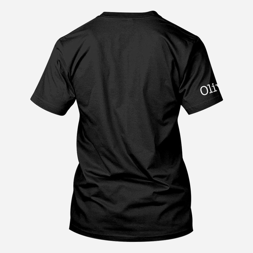 Zurück zur Schule - Personalisierte Lehrer All Over Shirt