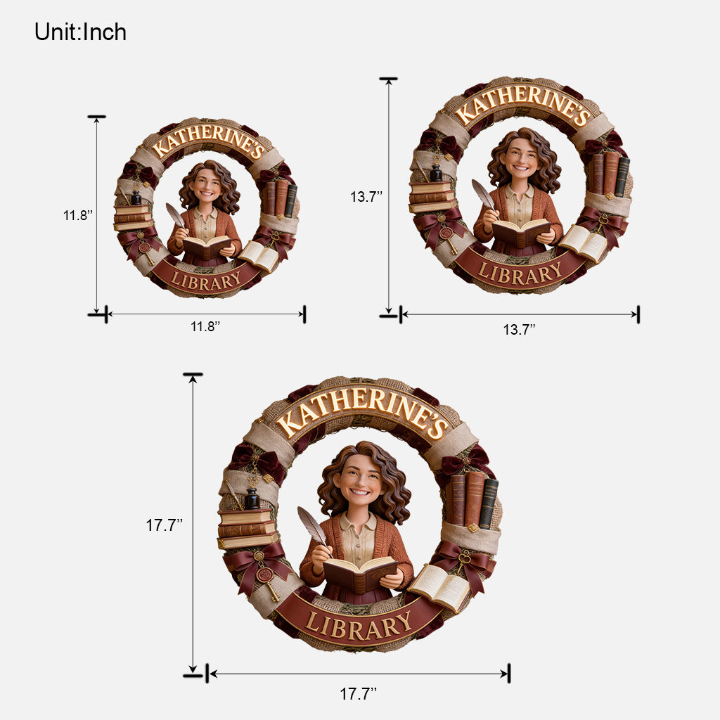 Any Photo Love Books – Personalisiertes Buchschild aus Holz in individueller Form