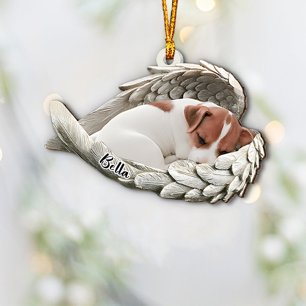 Angel Wings Dogs Cats Pet Lovers - Personalized Dog Ornament