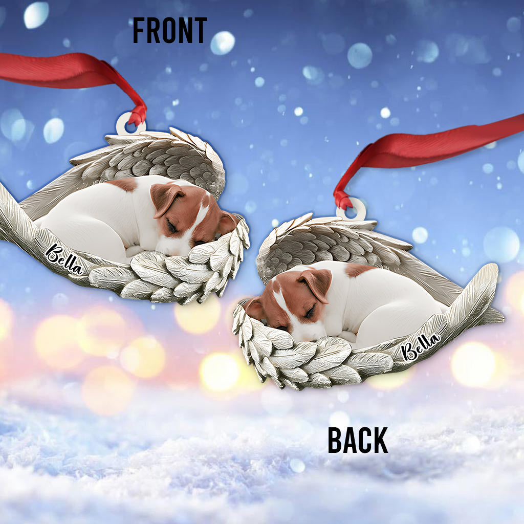 Angel Wings Dogs Cats Pet Lovers - Personalized Dog Ornament