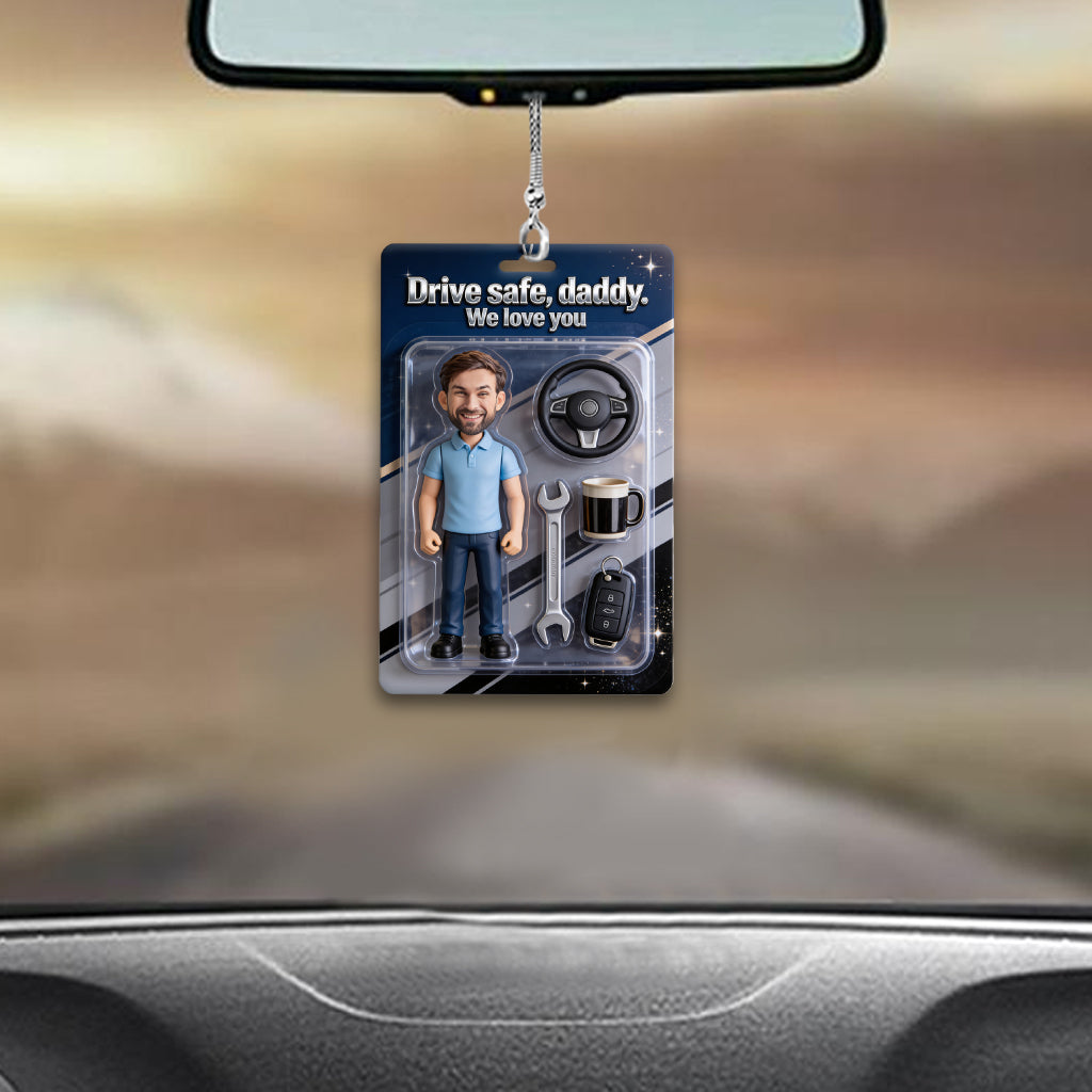 Father Gift - Personalized Father Car Ornament