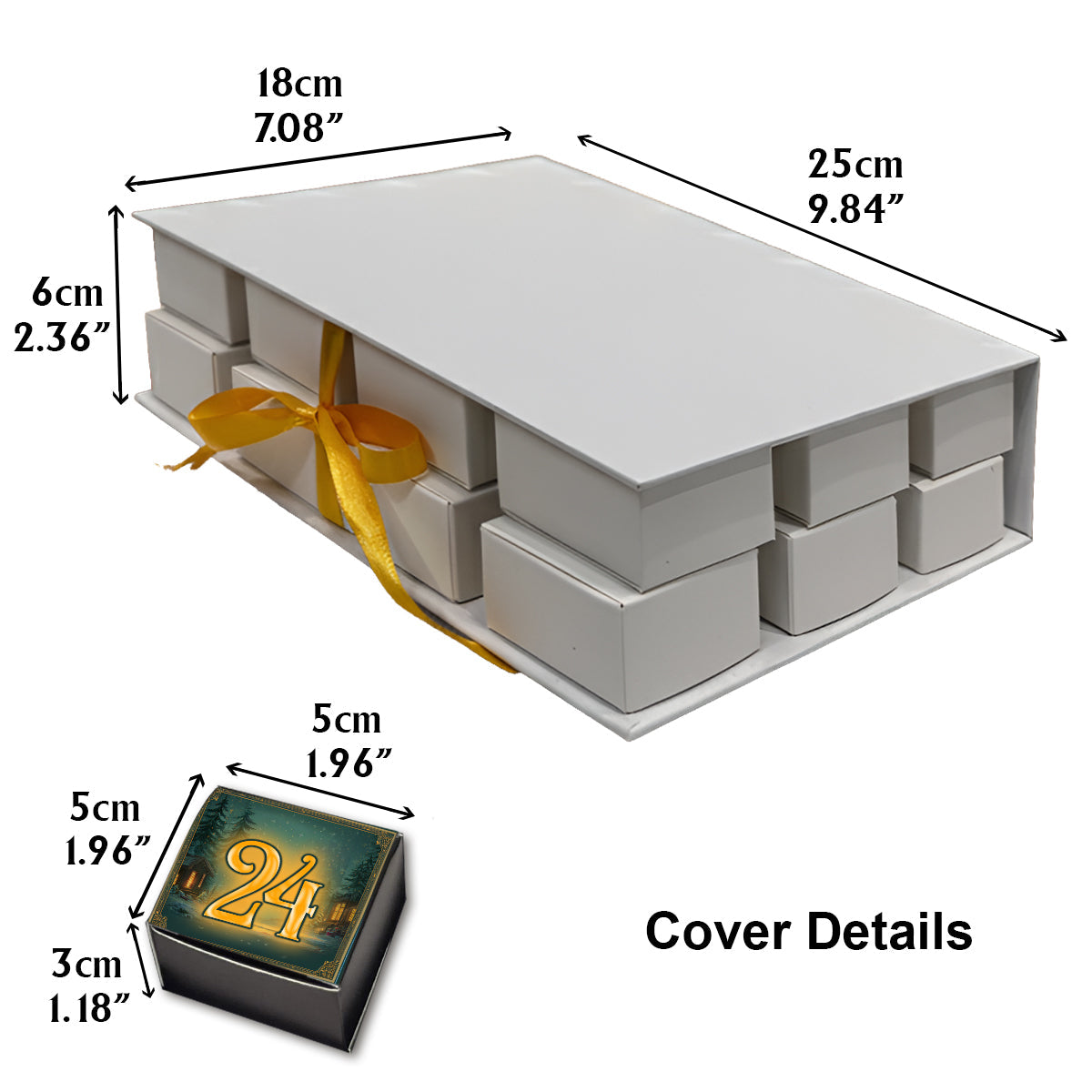 Abenteuer erwartet dich – Personalisierter Wander-Adventskalender zum Zusammenfalten mit Ornamenten