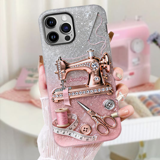 Love Sewing - Personalized Sewing Full Print Phone Case