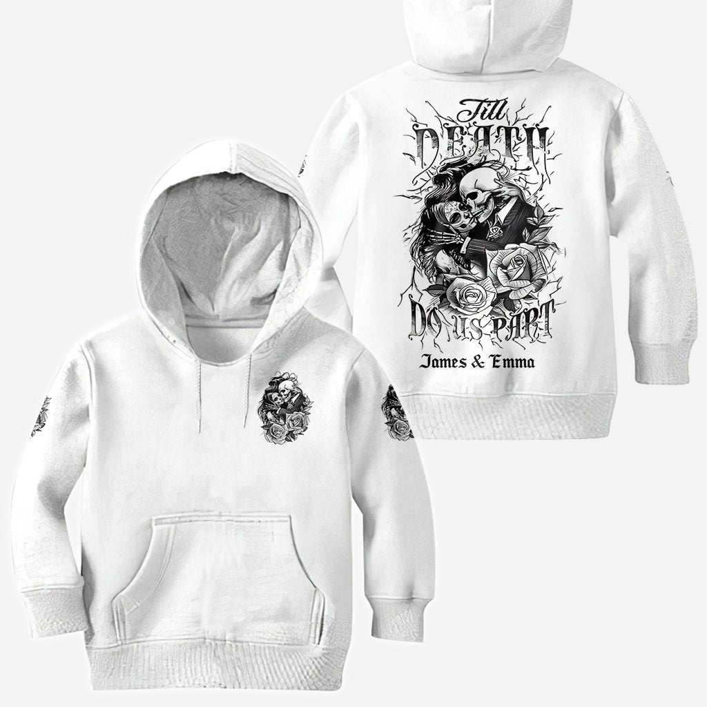 Til Death Do Us Part - Personalized Couple All Over Shirt