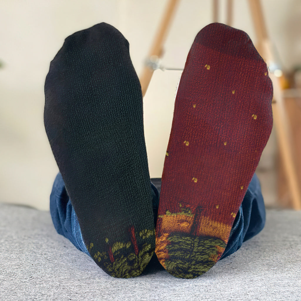 Glückliche Camper – personalisierte Campingsocken