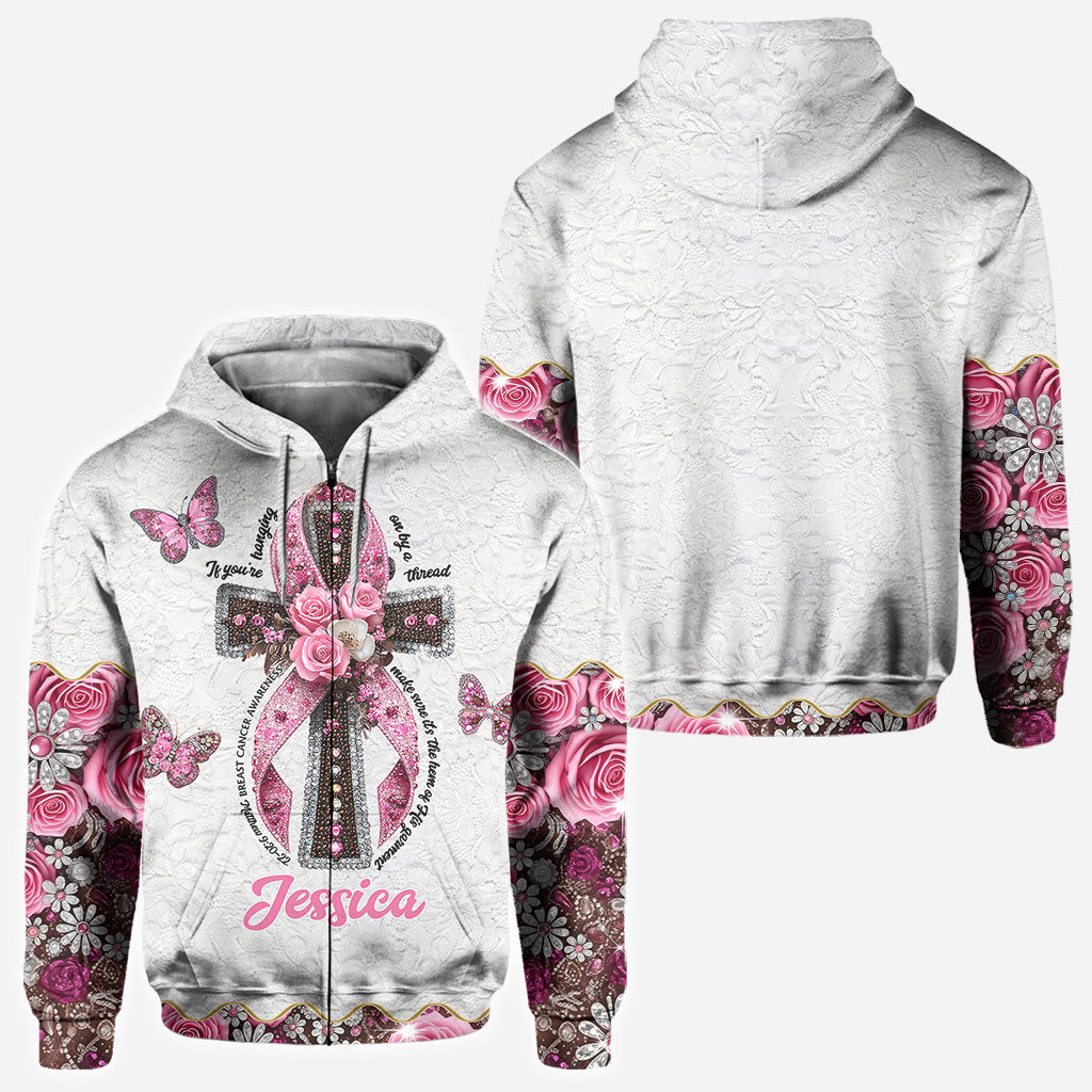 Faith Hope Love - Personalized Breast Cancer Awareness All Over Shirt