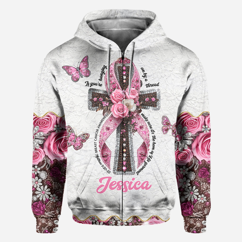 Faith Hope Love - Personalized Breast Cancer Awareness All Over Shirt