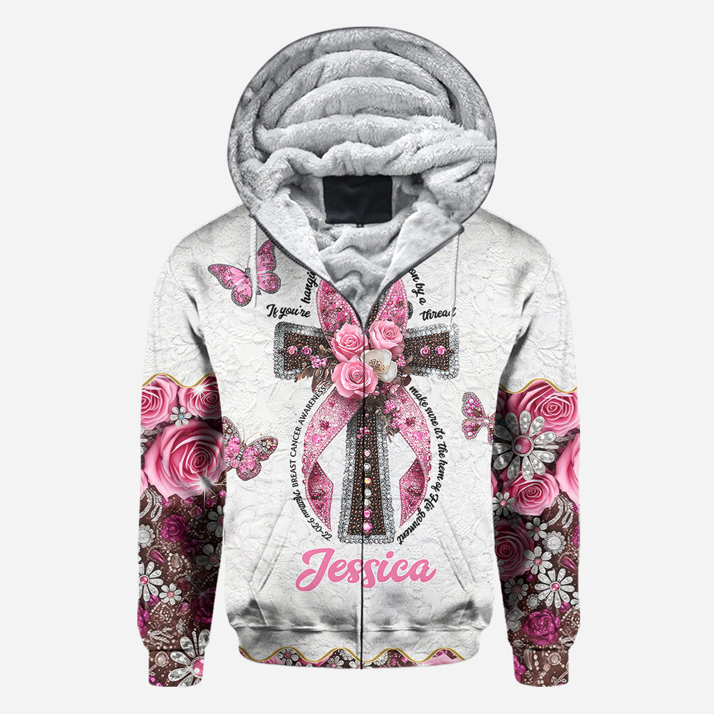 Faith Hope Love - Personalized Breast Cancer Awareness All Over Shirt