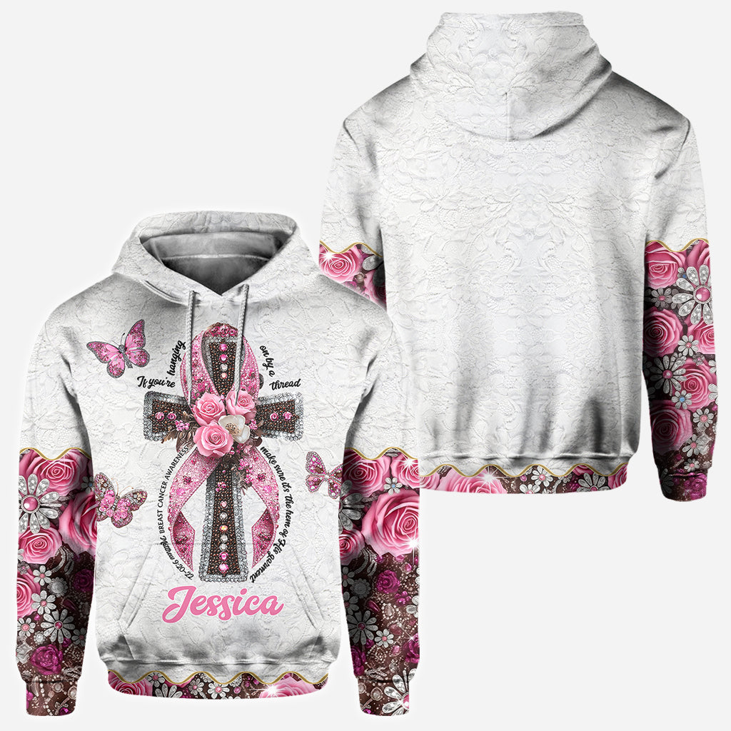 Faith Hope Love - Personalized Breast Cancer Awareness All Over Shirt