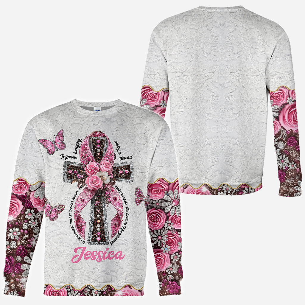 Faith Hope Love - Personalized Breast Cancer Awareness All Over Shirt