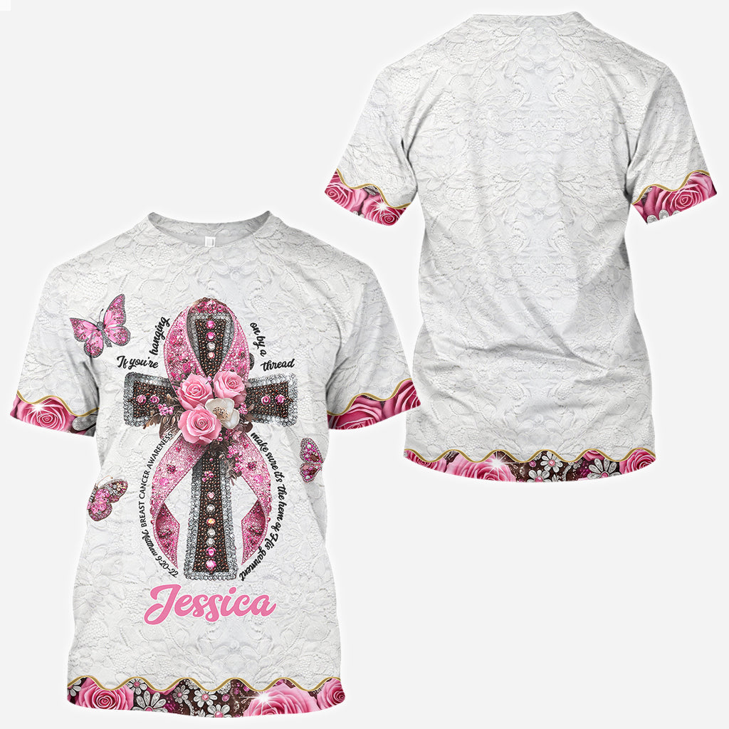 Faith Hope Love - Personalized Breast Cancer Awareness All Over Shirt