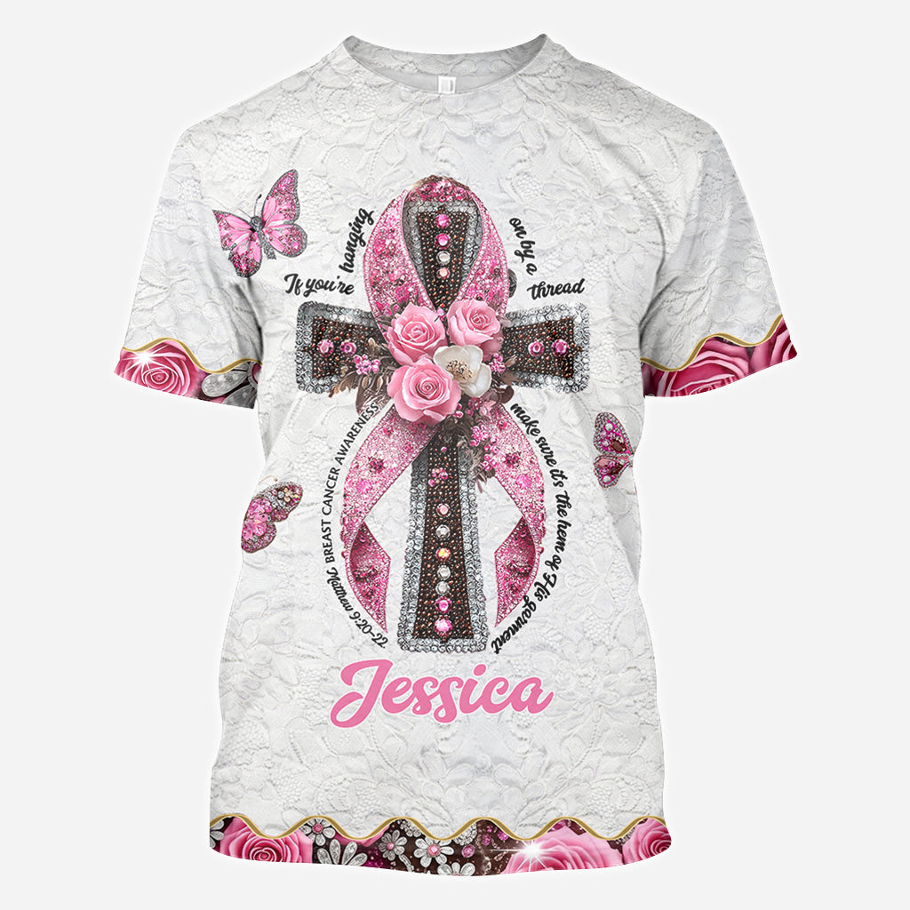 Faith Hope Love - Personalized Breast Cancer Awareness All Over Shirt