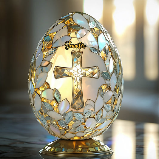 Ostersegen – Personalisierte Acrylplakette in individueller Form für Ostern