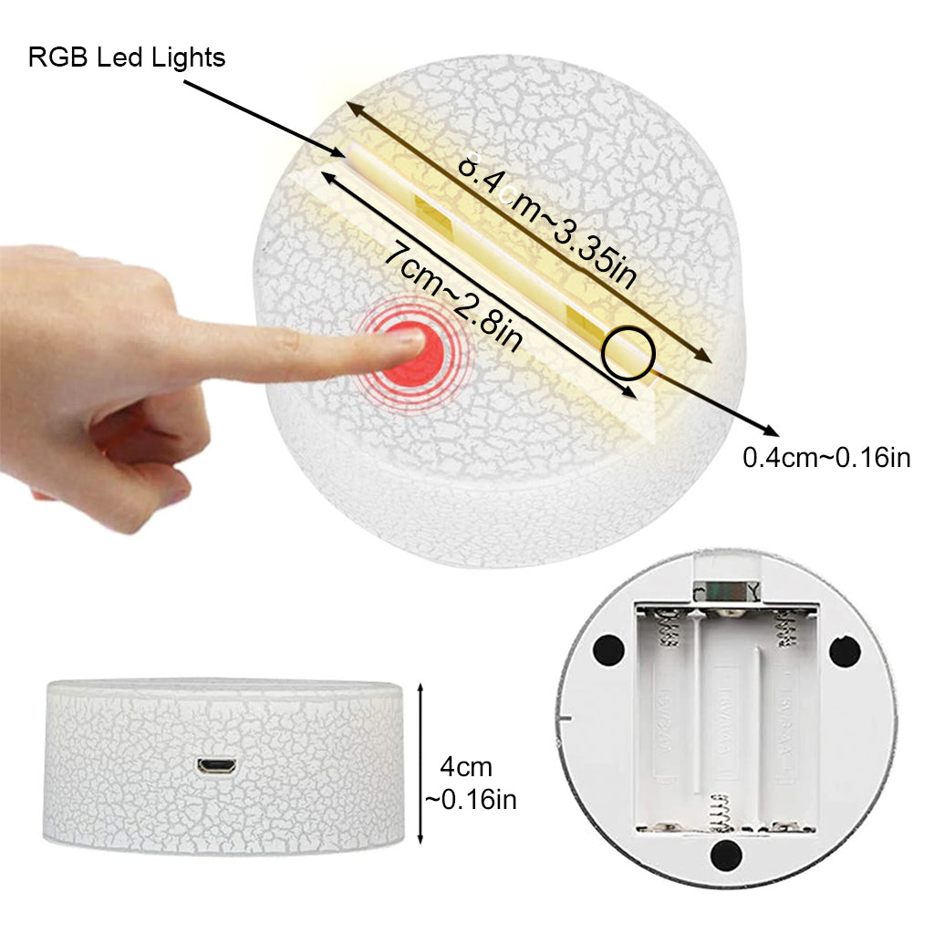 Easter Blessing - Personalized Easter Day Shaped Plaque Light Base