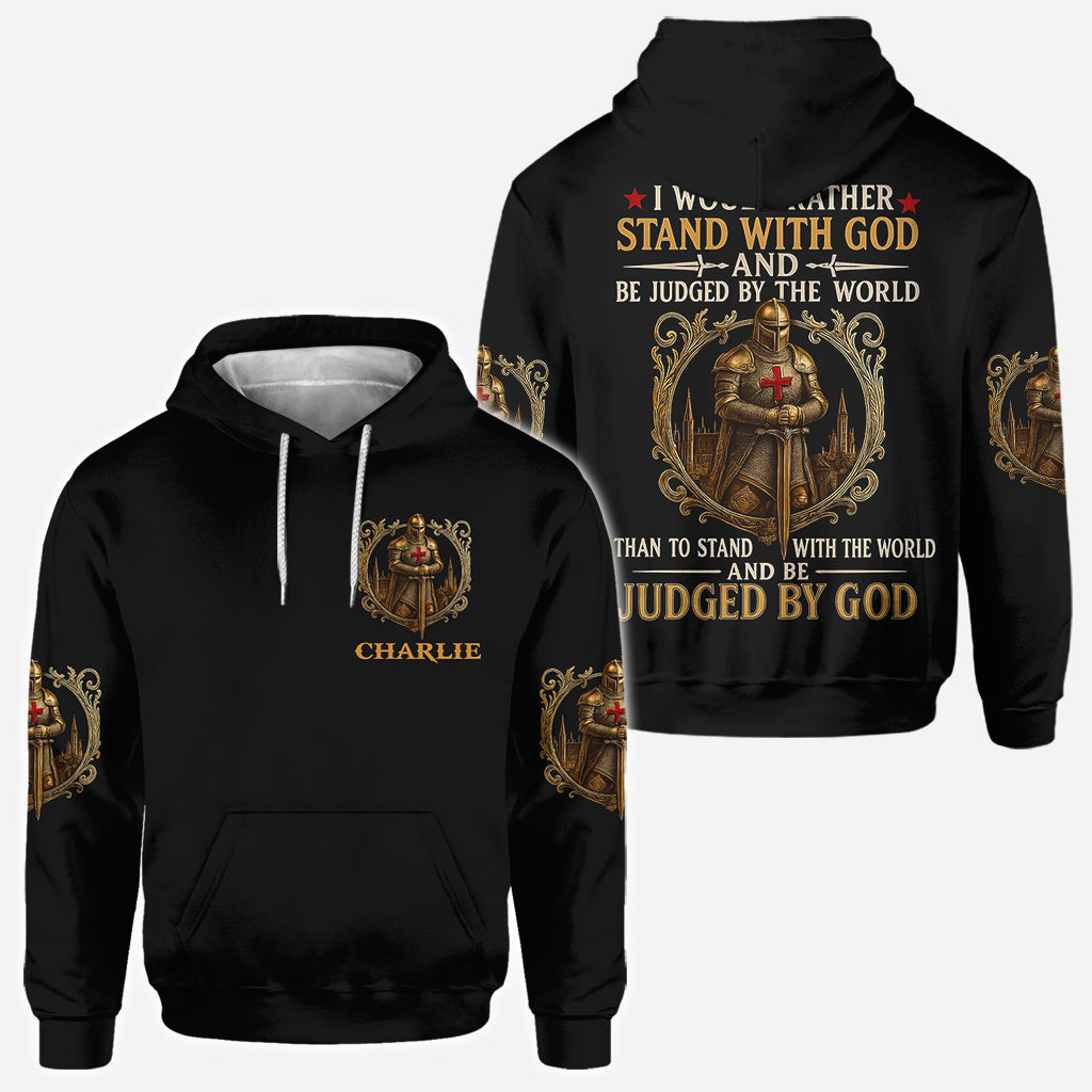 Steh zu Gott – Personalisiertes christliches T-Shirt