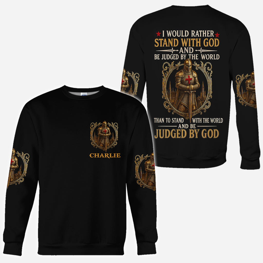 Steh zu Gott – Personalisiertes christliches T-Shirt