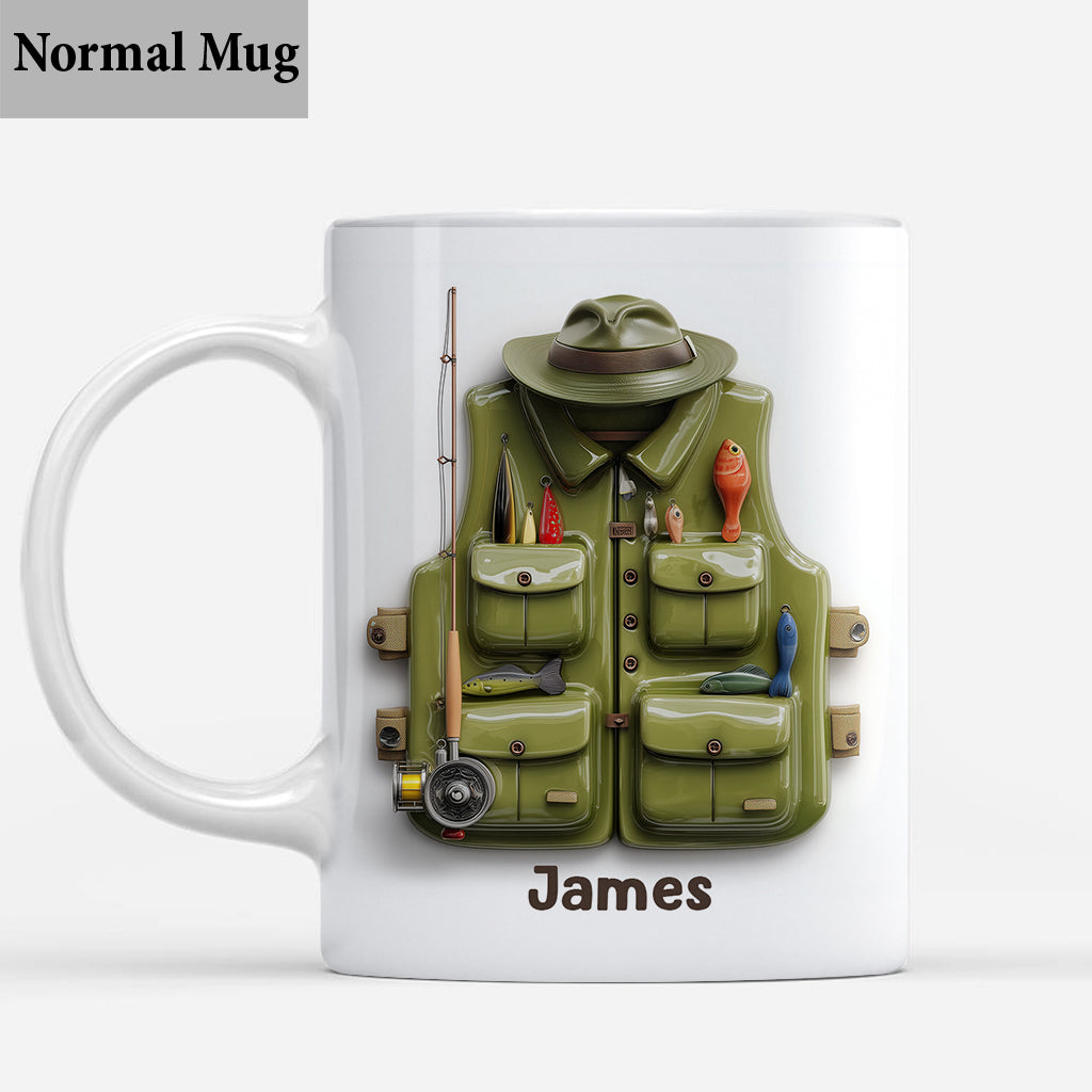 Angelweste - Personalisierter Angelbecher