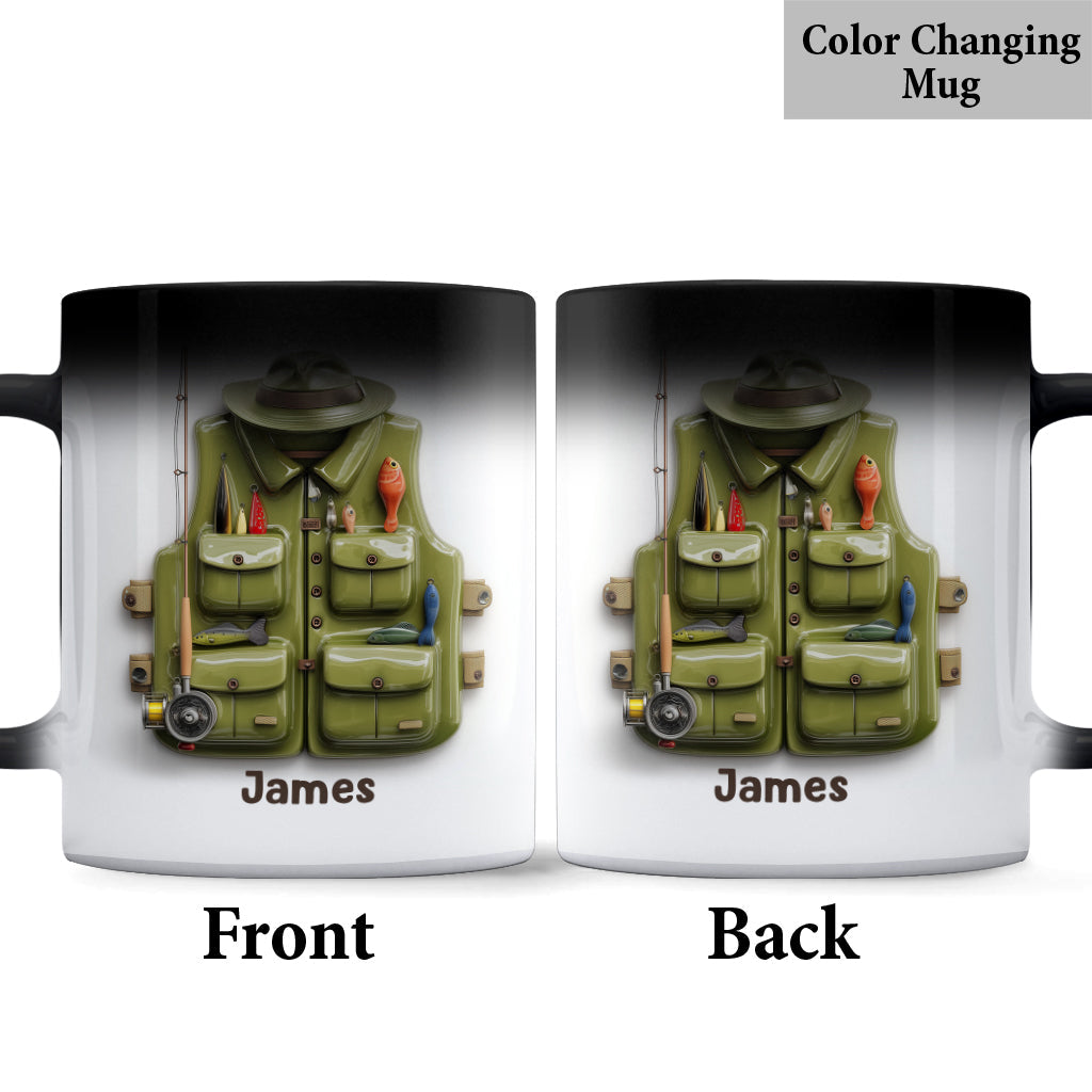 Angelweste - Personalisierter Angelbecher