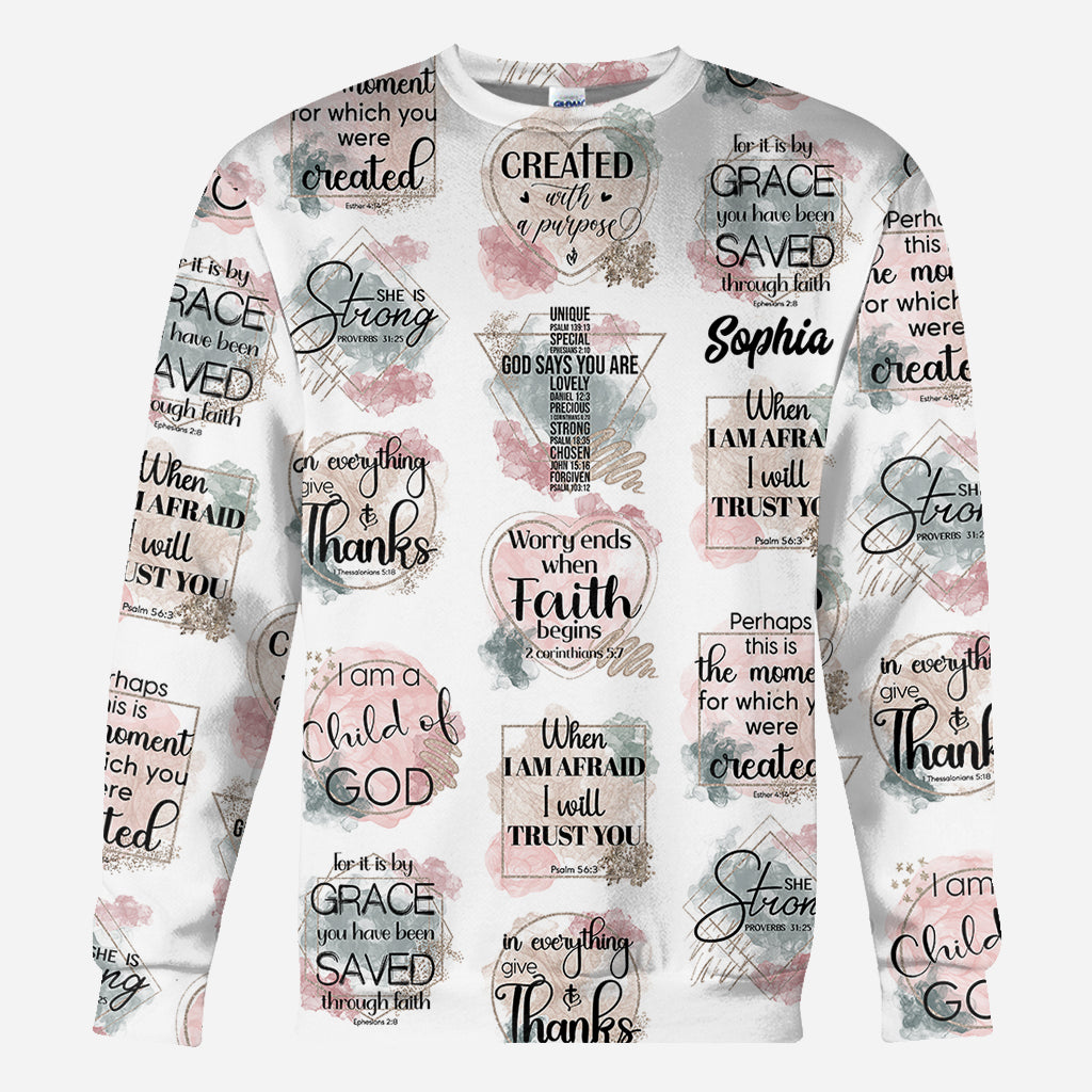 Ich bin ein Kind Gottes – Personalisiertes christliches T-Shirt