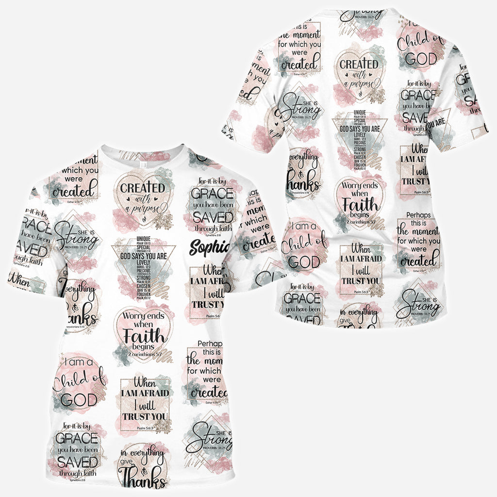 Ich bin ein Kind Gottes – Personalisiertes christliches T-Shirt