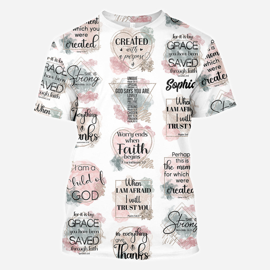 Ich bin ein Kind Gottes – Personalisiertes christliches T-Shirt