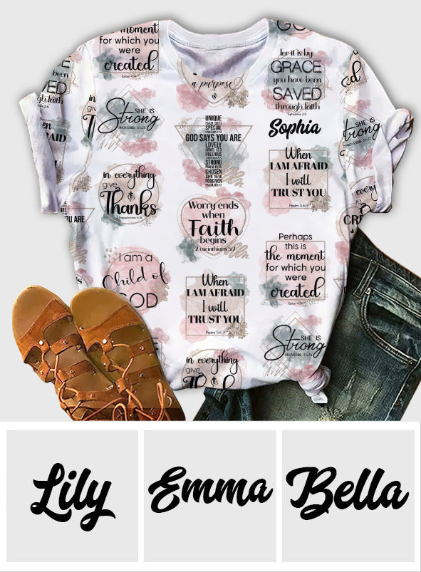 Ich bin ein Kind Gottes – Personalisiertes christliches T-Shirt